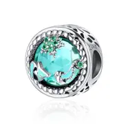 Fashion Silver plating Mystery Ocean Charms Beads Fit Women Charm Bracelets DIY Jewelry