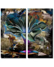 Ready2HangArt Painted Petals LVIII Canvas Wall Art by Tristan Scott