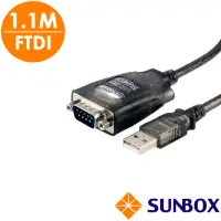 在飛比找momo購物網優惠-【SUNBOX 慧光】1.1M USB 轉 RS232 轉換