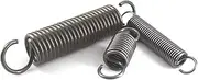 Dual Hook Tension Spring,5Pcs Extended Compressed Spring 1.2mm Thickness 12mm Od 70-140mm Extension Spring 1.2X12X70mm (Color : 1.2x12x140mm)