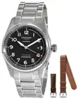 Longines Spirit Automatic Stainless Steel Leather/NATO Mens Watch L3.811.4.53.9