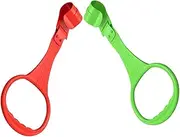 Hohopeti Safe Accessory Set 2pcs Pull up Handles Bed Ring Design for Indoor Play