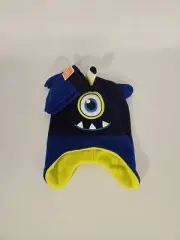 Healthtex Kids Winter Monster Hat Black/Blue/Green 2t-5t