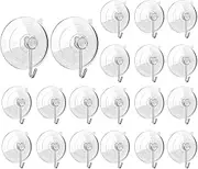 Window Suction Cups with Hooks,Reusable Suction Cup Hangers - Home Organization for Desk Toilet Doors RV Kitchen Car Camping Tile Bathroom Outdoor Home