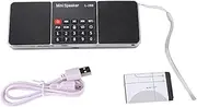 Justivana Multifunction Digital Fm Radio Media Speaker Mp3 Music Player Support Tf Card USB Drive with Led Screen Display and Function