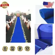 Elegant 24"x50' Royal Blue Aisle Runner for Weddings & Events - Non-Slip Design