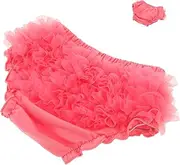 [BESPORTBLE] Infant to Toddler Bloomers Cotton Shorts Tulle Lace Elastic Waist for Newborns