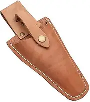 Secateurs Holster With Snap Scissors Holder - Durable Leather Sheath Protective Case Cover for Garden Pliers, Pruner, and Cowhide Scissors Set