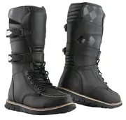 HolyFreedom Night Hawk High waterproof Motorcycle Boots, black, Size 40 for Men