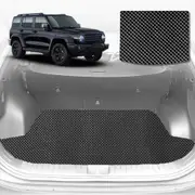 6D Diamond Car Boot Cargo Mat for All-new Haval Tank 300 2023-Current (without right flap) - Heavy Duty Carpet Liner
