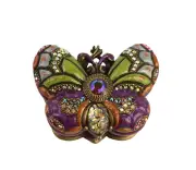 JAY STRONGWATER BUTTERFLY TRINKET BOX SWAROVSKI CRYSTALS NEW NO BOX USA