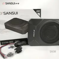 在飛比找蝦皮購物優惠-【原廠現貨】日本🇯🇵山水 SANSUI 車用薄型重低音 8吋