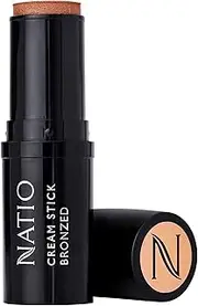 Natio Cream Stick Bronzer 7.5 g, Bronzed - Cream Contour Bronzing Multi Stick - Non-Sticky & Buildable Coverage - Vegan Friendly & Made in Australia