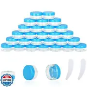 25PCS 10 Gram Sample Containers,10ml Empty Jars with Lids, Small Cosmetic Con