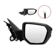 For 2016-2018 HONDA CIVIC RH Side Black Foldaway Power Adjustment Mirror New (for: Honda Civic)