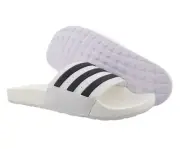 Adidas Adilette Boost Slide Unisex Shoes Size 8, Color: White/Black/White