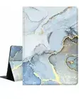 iPad Folding Leather Case - 10.2 - 7/8/9 Gen. - Blue Marble