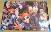 Justina Claire Naruto Akatsuki ~ Canvas Poster 12H X 18W Anime Poster New