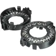2Pcs D1S D3S Xenon HID Bulb Holder Adapter Adaptor Clip Ring Retainer 63117162087 for 1 3 5 7 Series X5 X6 Blacksilver