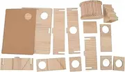 Wooden Hamster House with Ladder Small Pets Chinchilla Rabbit Platform Hideout