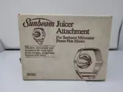 SUNBEAM JUICER ATTACHMENT 94-361 NEW VINTAGE OLD STOCK MIXMASTER MIXER