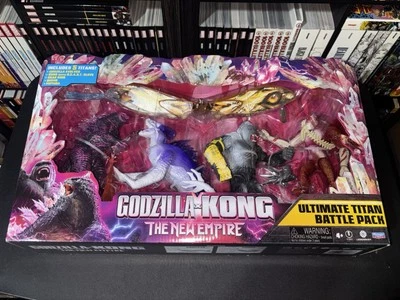 Godzilla X Kong The New Empire Ultimate Titan Battle Pack FIVE ACTION FIGURES