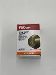 Hyper Tough • Keyed Entry Dead Bolt Lock Oil Rubbed Gold