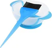 1 Set Hair Dye Bowl and Brush Kit Highlights Dye Kit Grout Brush Wand Nellies Dish Stick Tangle Cup Detangling Dispensing Brush Bowl Cleaners Tablets Gel Foaming Refills Plastic