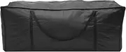 Patio Cushion Storage Bag Outdoor Cushion Cover Patio Protective Bags Zippered with Handles Furniture Cover Waterproof Cover Storage Bag Black