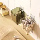 Storage Box Punch Free Storing Cabinet Wall Hanging Garlic Storage Case
