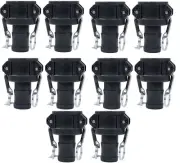 (10 Pack) 1-1/2" Poly Type C | Polypropylene Camlock Female Coupler x Hose Shank
