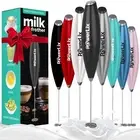 PowerLix Milk Frother Handheld Battery Operated Electric Foam Maker For Coffee,
