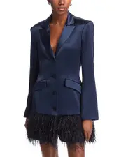 Cinq a Sept Joel Feather Hem Dress
