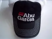 ABU GARCIA SIMMONS OF ALABAMA TRUCKERS SNAPBACK CAP IN BLACK & WHITE COLOR OSFM