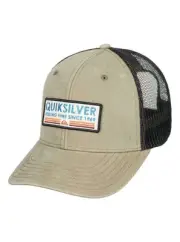 New Quiksilver Rig Tender Mens Trucker Snapback Cap Hat