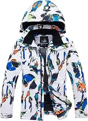 [Bciopll] Kids Suit Snowboarding Kits Outdoor Sports Clothing Boy Or Girl Ski Jacket and Strap Snowboard Pants Kids Costume
