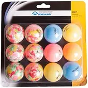 Donic DO648453 Colour Mix Popps 40mm 12 Pack