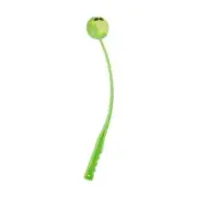 Pet Dog Puppy Tennis Ball Launcher Chucker Thrower Long With Tennis Ball - Green