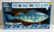 Frankie the Fish Gemmy 2009 Singing Moving McDonalds Filet-O-Fish NEW in Box