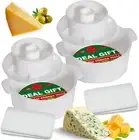 2 Pcs Cheese Mold with a Follower Piston and Cheesecloth – Cheese Making Kit - C