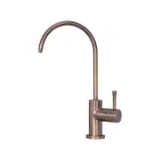 Akicon One-Handle Black and Rose Gold Drinking Water Filter Faucet Water Puri...