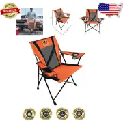 Durable Cincinnati Bengals Sports Fan Folding Chair - Portable with Cup Holders