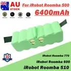 6400mAh Li-ion Battery Replace For iRobot Roomba 500 510 550 780 880 HeavyDuty