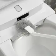 Toilet Brush Sanitary Dense Bristles Hand Bathroom Cleaning Brush Wc Accessories