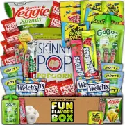 Gluten Free Snacks, Healthy Snack Box, Chips, Sour Candy (40 Count) Care Package
