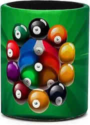 Pen Holder for Desk,Pencil Holder,Billiard Background,Office Supplies