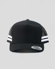 [Flexfit] Flexfit Men's Stripe Cap in Black One Size Black