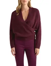 [David Lawrence] Lark Wrap Knit in Fig