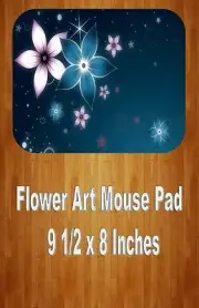 Cool Flower Art 9.5 x 8 Inch Computer/Gaming MOUSE PAD
