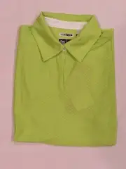 NEW LADIES’ ADIDAS GOLF CLIMACOOL SHORT SLEEVE POLO, MEDIUM, APPLETINI/WHITE